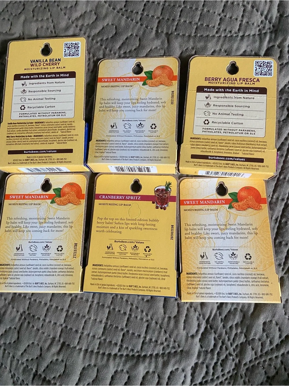 Burt’s Bees 7pk Combo of Flavors Lip Balm